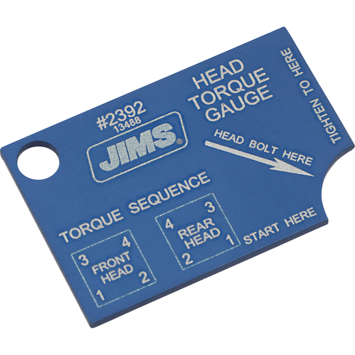 JIMS DS-197033 2392 Head Bolt Torque Gauge Head Bolt - Torque Plate