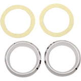 DRAG SPECIALTIES 2202-0061 Instrument Gauge Bezel chrome - 2" diameter