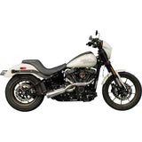 Trask 2-Into-1 Big Sexy Exhaust System Natural - TM-5130 For Harley Softail 2018-2024