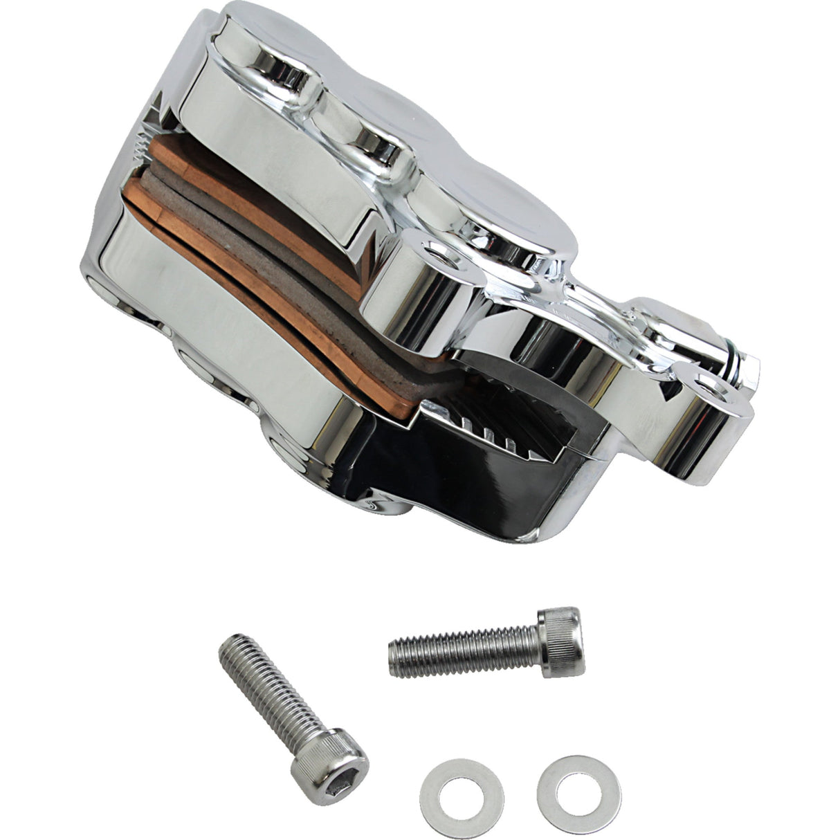 Arlen Ness Ness Tech Six-Piston Differential Bore Caliper Front Right Chrome 11.8" - 02-216 For Harley Motorcycles 2006-2026
