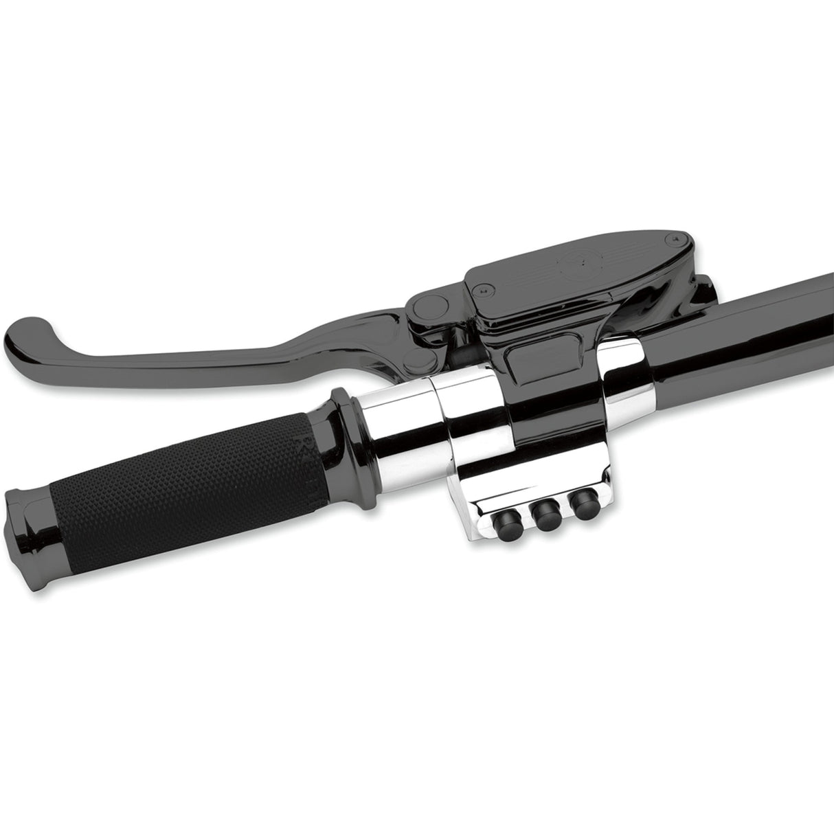 PERFORMANCE MACHINE (PM) 0616-0106 0011-0751MP Contour Handlebar Control Spacer - Left Side - Cable Clutch - 1-1/4" Handlebars - Chrome
