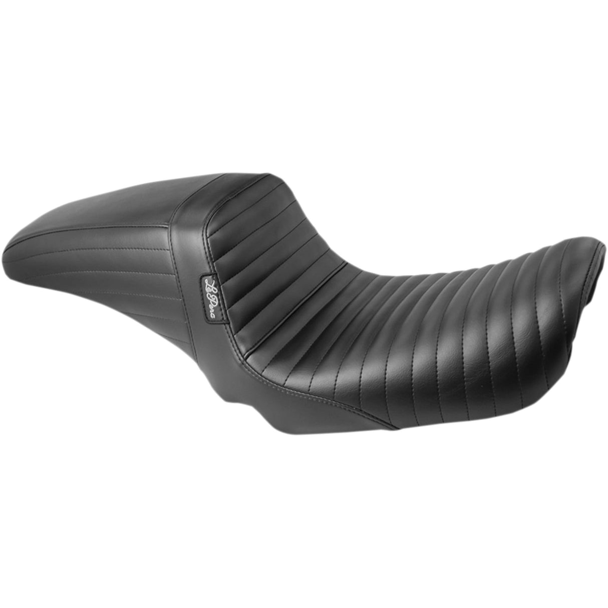LE PERA 0803-0583 LK-591PT Kickflip Seat — Pleated  Black - FXD '06-'17