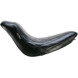 LePera Bare Bones Solo Seat Diamond Stitch Black - LK-007DM For Harley Softail 2006-2017