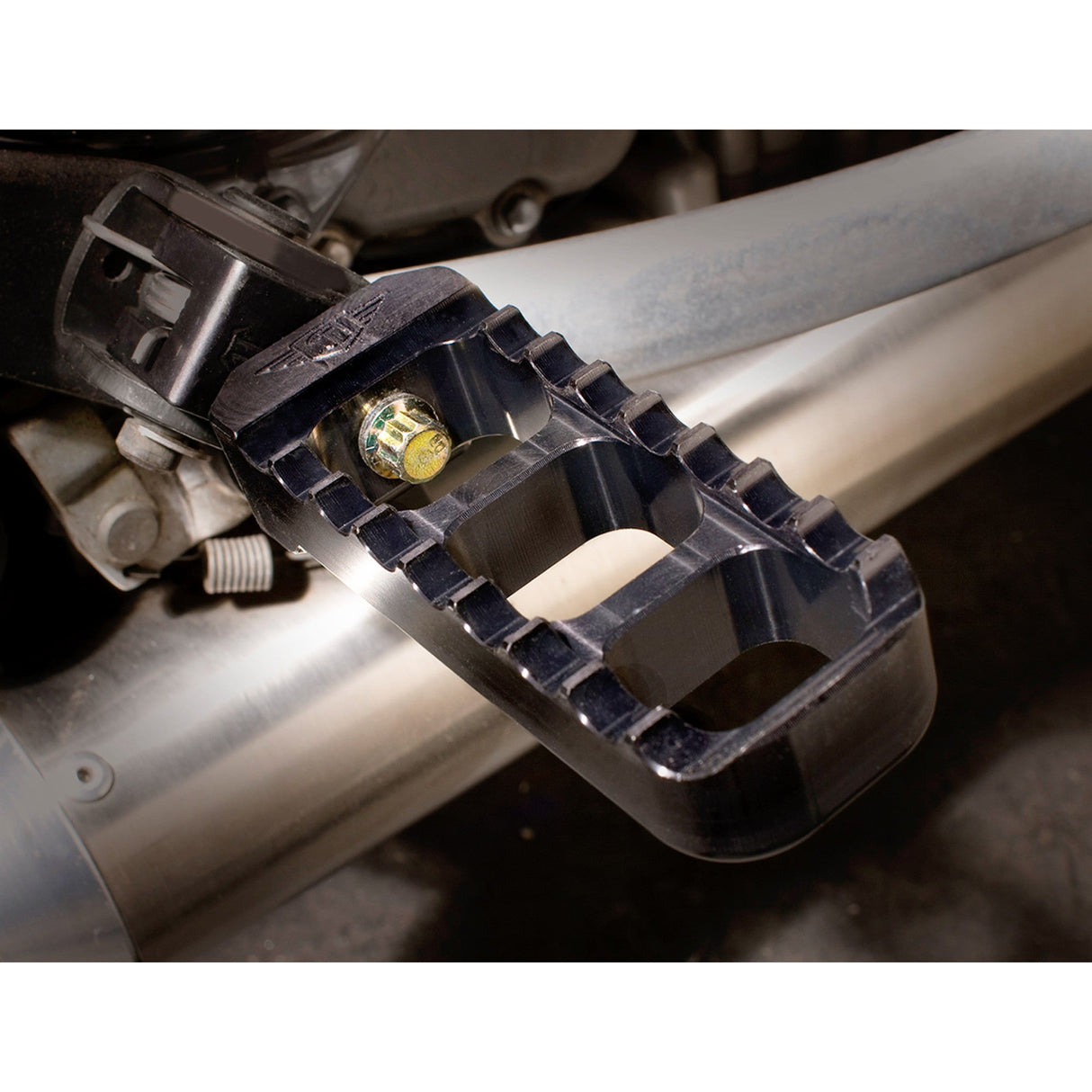 JOKER MACHINE 1620-1620 08-61-4B Serrated Footpegs Footpeg - Serrated - Narrow - Black
