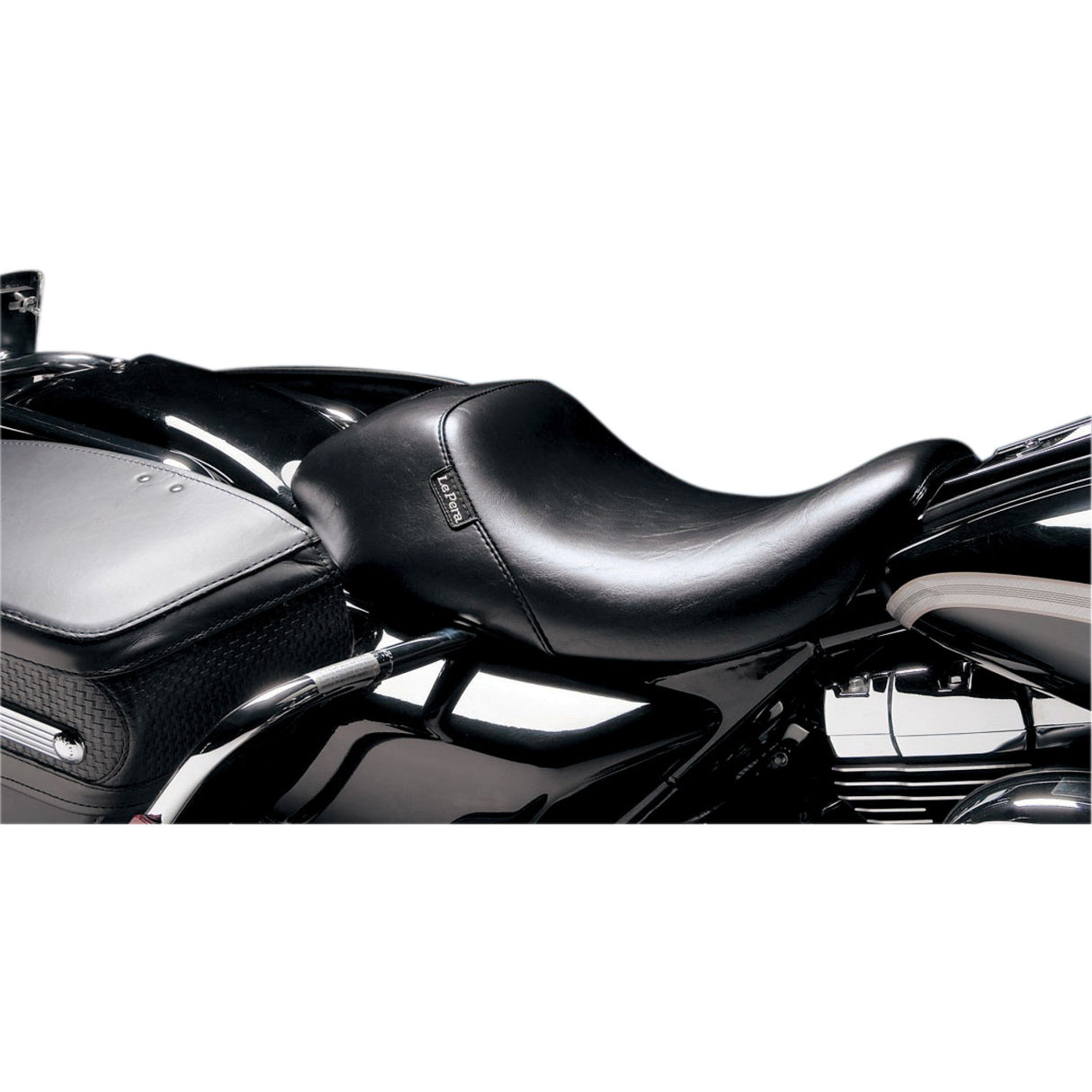 LePera Bare Bones Up-Front Solo Seat Black - LHU-005RK For Harley Road King 2002-2007