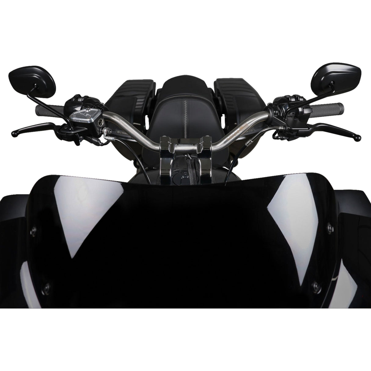 Thrashin Supply CO. 1" Handlebar Mid Bend Stainless Steel - TSC-2714-0 For Harley Touring 2024-2026