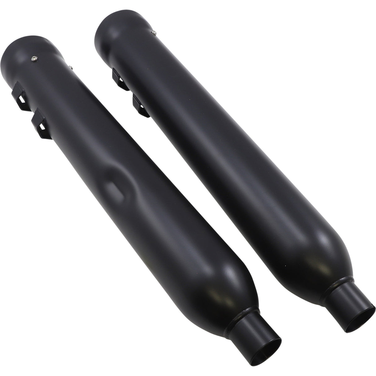 COBRA 1801-1026 6107RB Neighbor Hater Slip-On Mufflers - Neighbor Hater Mufflers for '95-'16 Bagger - Black