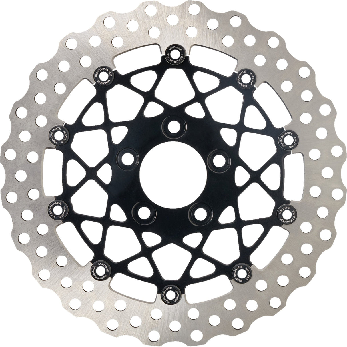 Performance Machine Brake Rotor - 0133-2608S-B For Harley Motorcycles 2023-2026
