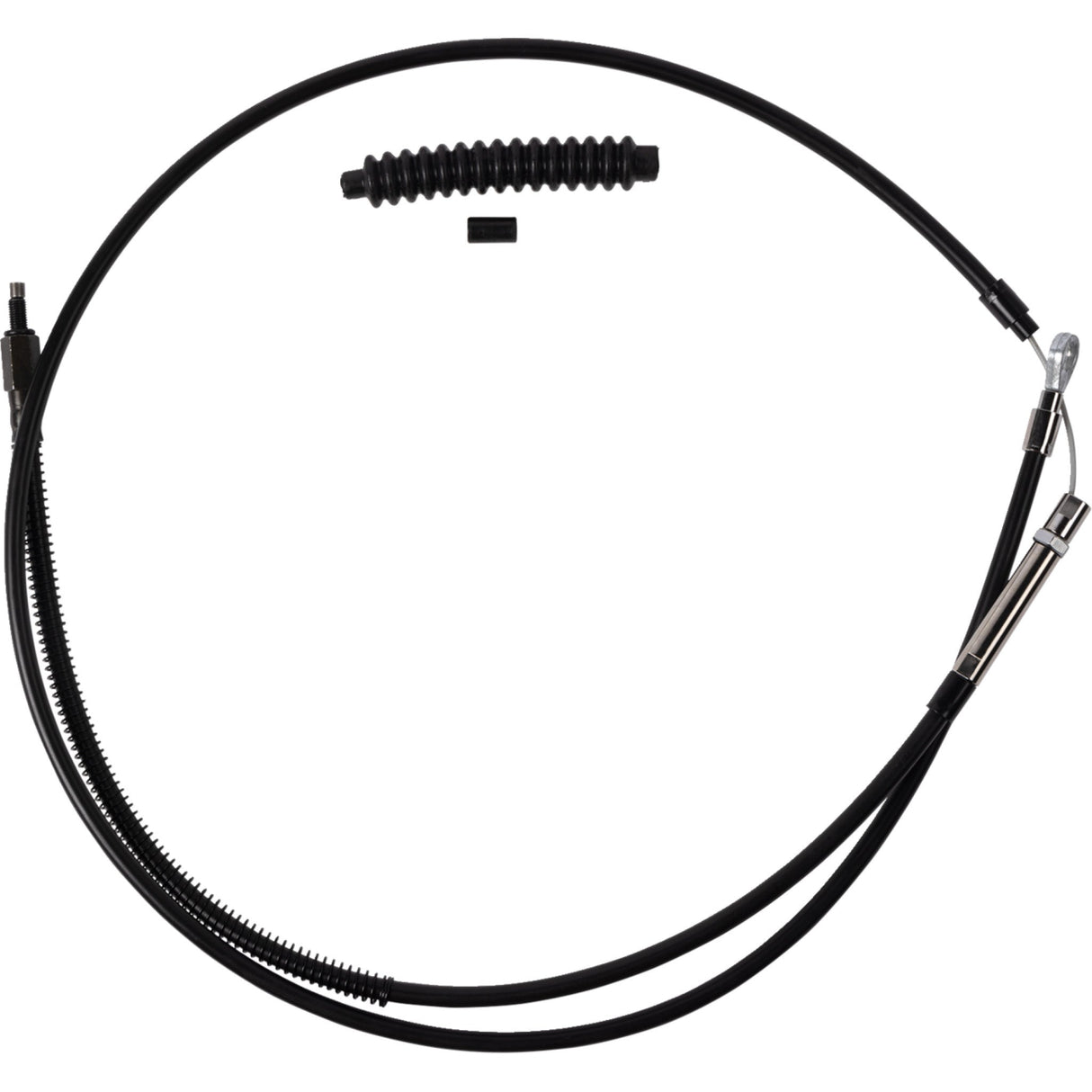 Barnett High-Efficiency Black Vinyl Clutch Cable +8" Size - 101-30-10067-8 For Harley Touring 2021-2025
