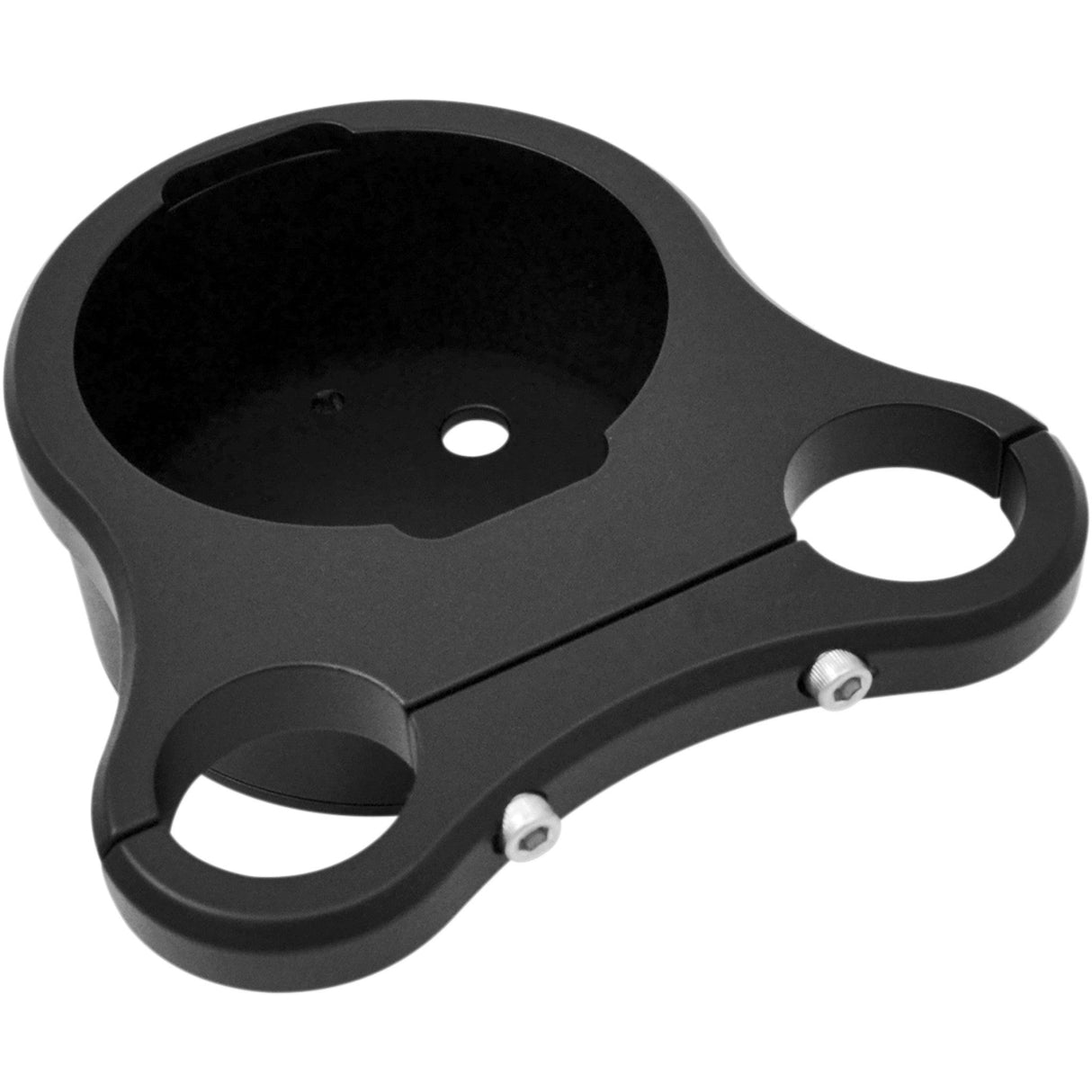 DRAG SPECIALTIES 2201-0201 T-Bar Gauge Mounts 1.25" T-Bar Single Gauge Mount - Flat Black - For '00-'20 OEM Style Gauges