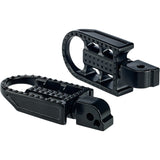 BILTWELL Mushman Footpegs Standard - Black Electroplated