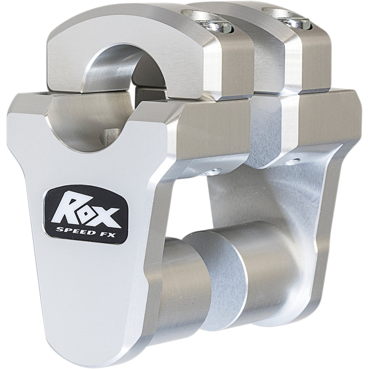 ROX Speed FX Pivoting Handlebar Risers For 1-1/8" Bar Clamps 2" Clear Anodized - 1R-P2PPA Triumph Motorcycles 2008-2025