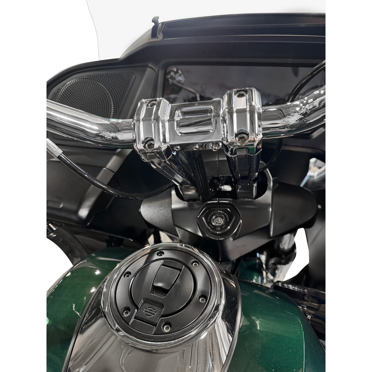 KODLIN USA 0602-1556 KUS55136 Ascent Pro Risers pullback - 8" - chrome