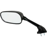 EMGO 0640-0060 20-80502 OEM-Style Replacement Mirror Mirror - Side View - Rectangle - Black - Left