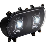 CUSTOM DYNAMICS 2001-2603 CD-RG-H-B Double-X LED Headlight - Black - Road Glide