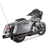 S&S Cycle 4-1/2" MK45 Performance Mufflers — Tracer Black Tracer - 550-0670 For Harley Touring 2017-2026