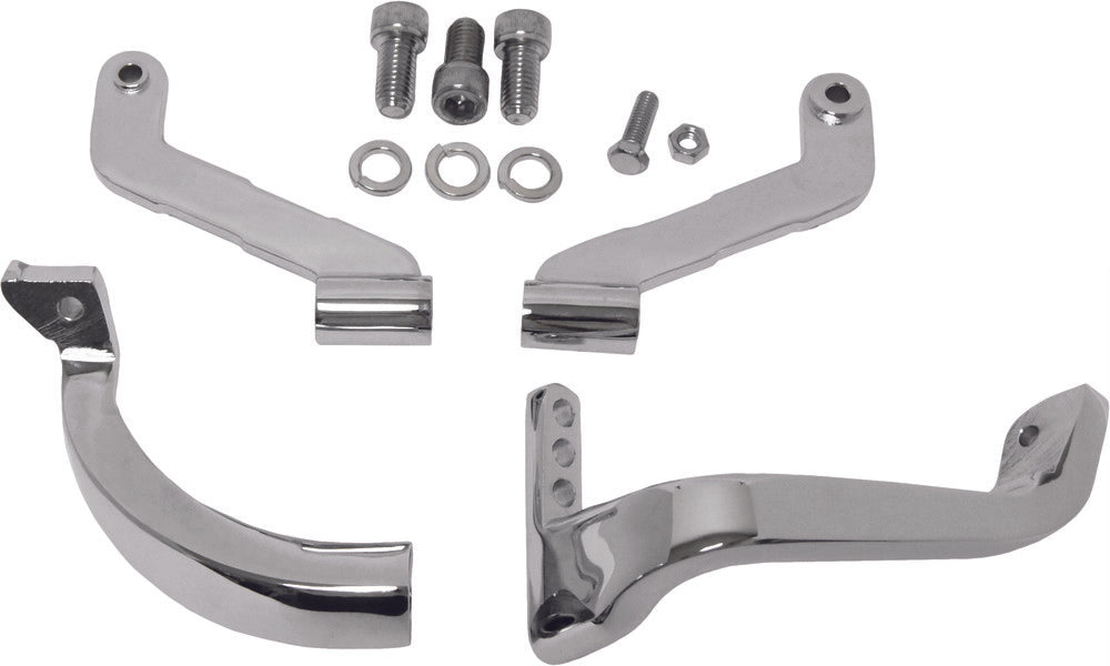 Harddrive 820-51109 16-211 FLOORBOARD MOUNTS CHROME FRT FLH/FLT 93-09 TOUR CVO 06-14