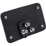 CYCLE VISIONS 2030-0942 CV-4640B Curved Slick Signals License Plate Frame with 3-Hole Backing Plate License Plate Mount - Lighted Frame