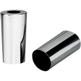 Drag Specialties Fork Slider Covers Stock Length Chrome Smooth For Harley Motorcycles 1949-2017