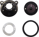 Air Stinger Stealth Air Cleaner Kit - Black Chrome Ring - 1010-2967