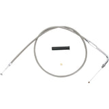 DRAG SPECIALTIES Stainless Braided Throttle Cable