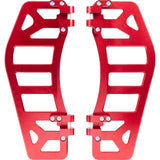 Thrashin Supply CO. Aggressor Floorboards Red - TSC-2219-2 For Harley Touring 1984-2026