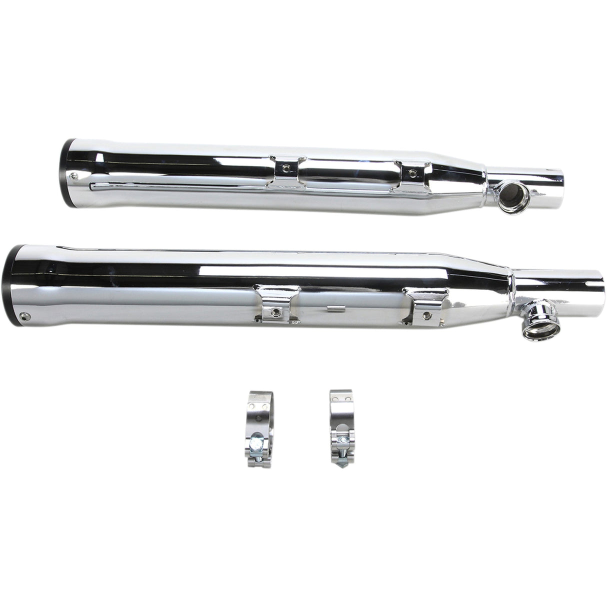 Cobra Slip-On Mufflers With Race Pro Tips 3" Chrome - 6054 For Harley Softail 2000-2006