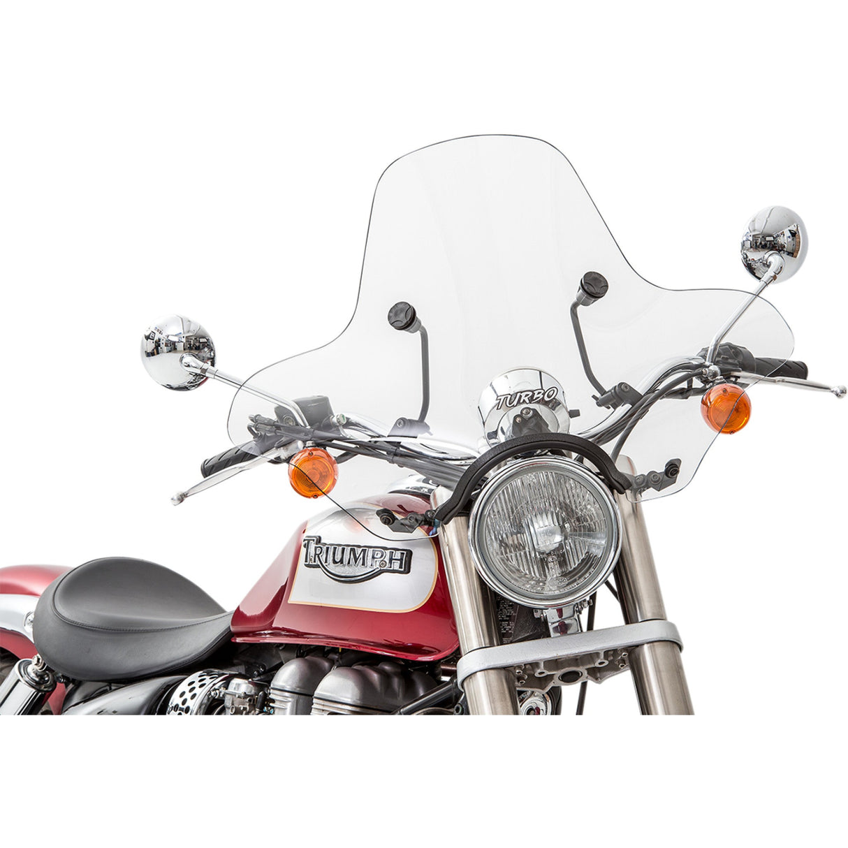 Slipstreamer S-05 Turbo Windshield 19-1/2" Clear - S-05-C For Harley 2013-2025 | Kawasaki Motorcycles 1973-1996 | Honda Motorcycles 1991-2020