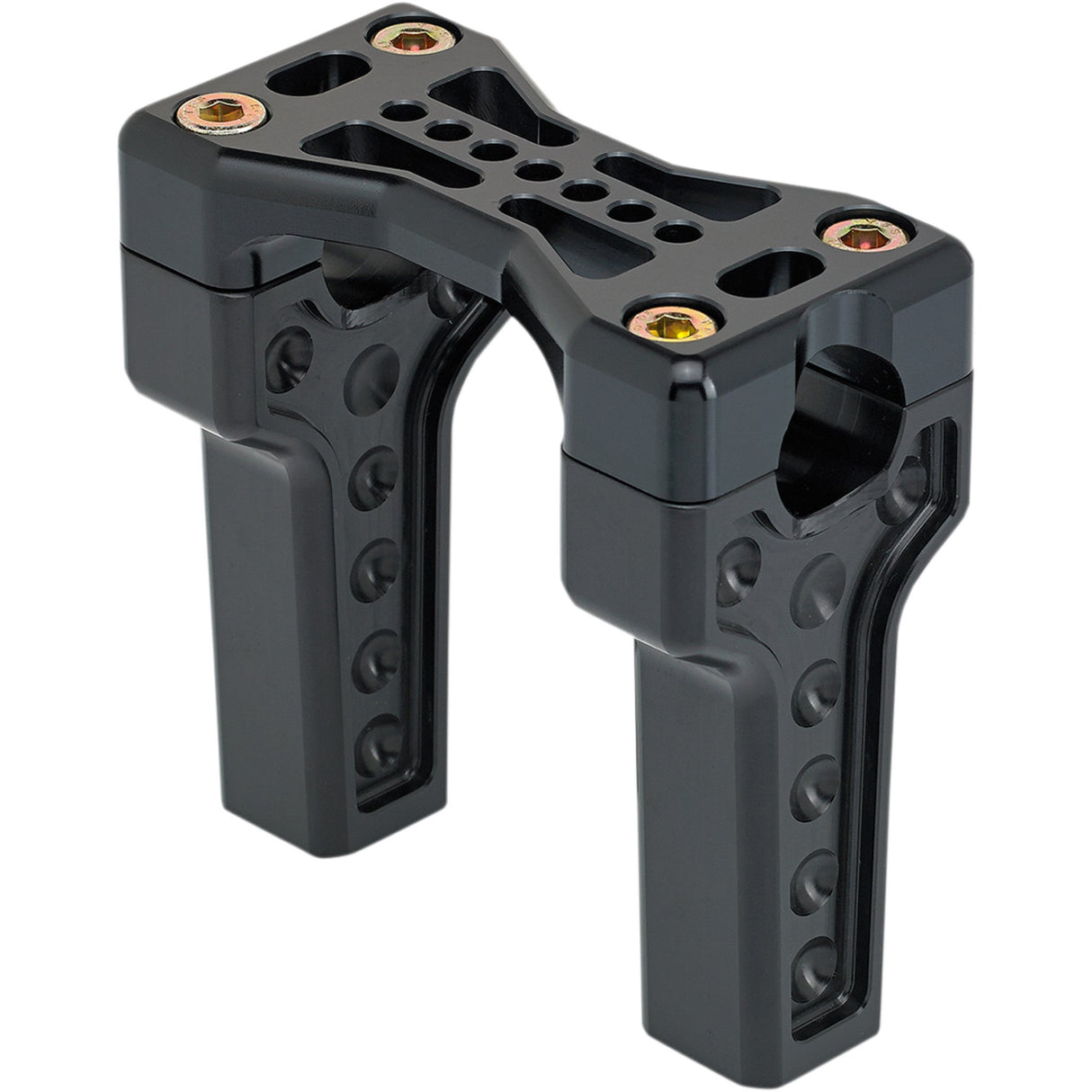 JOKER MACHINE 0603-0789 03-864-1B Bridge Handlebar Riser Kit - Risers - Straight - Bridge - Black