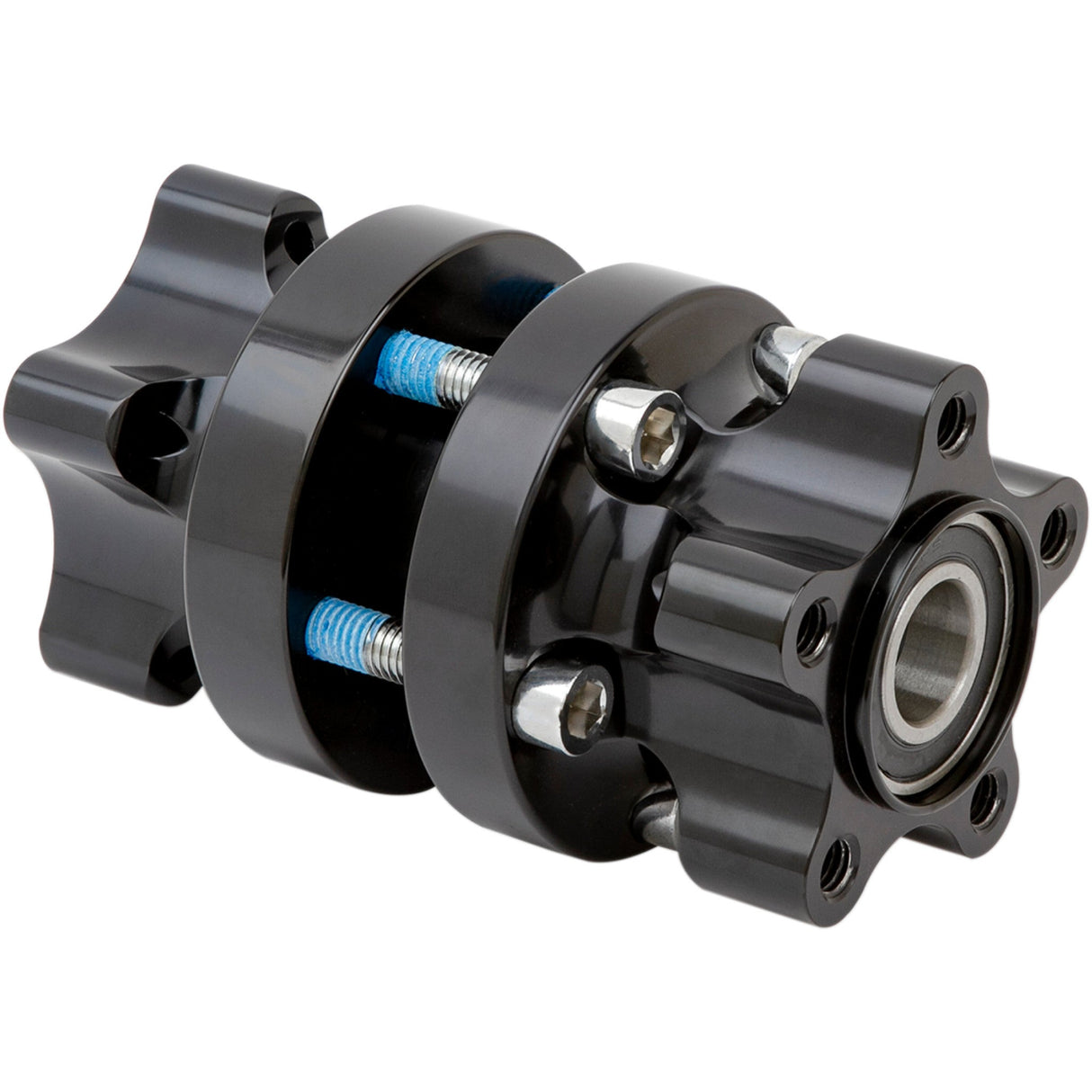 Arlen Ness Cartridge Hub Cartridge Rear Single Disc Black Softail Hydra Glide Revival - 71-704 For Harley Softail 2018-2024