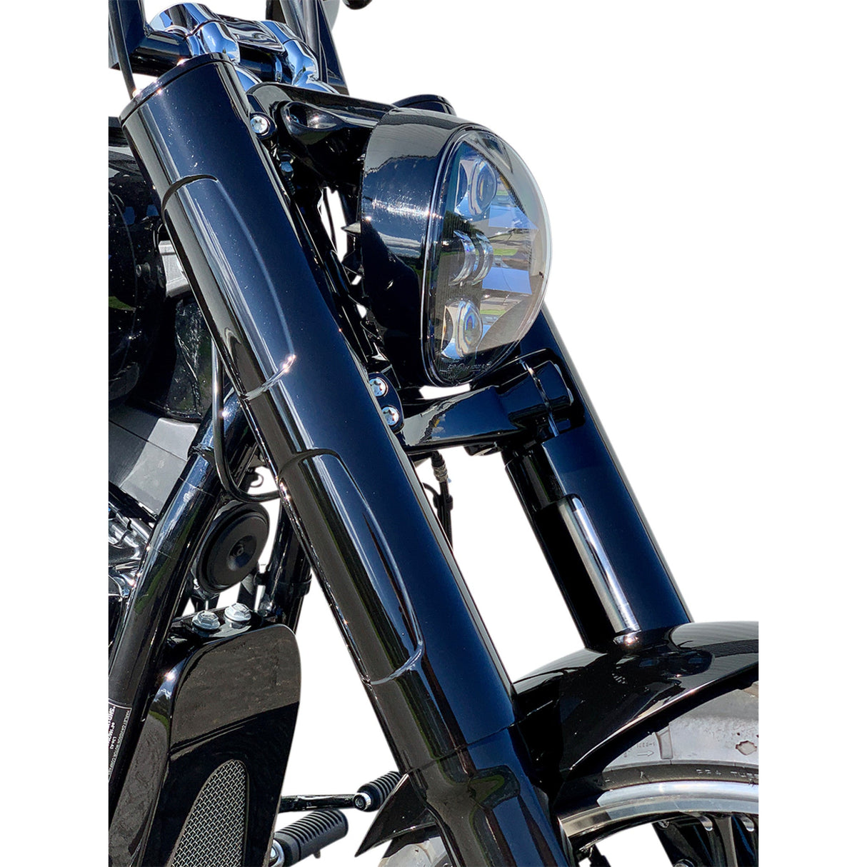KODLIN USA 0411-0183 K46660 Fork Cover - Black - '18-'24 FXBR/FXBRS