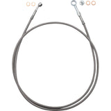 FAT BAGGERS INC. 1741-6827 100065 EZ Install Brake Line 65" - stainless steel braid