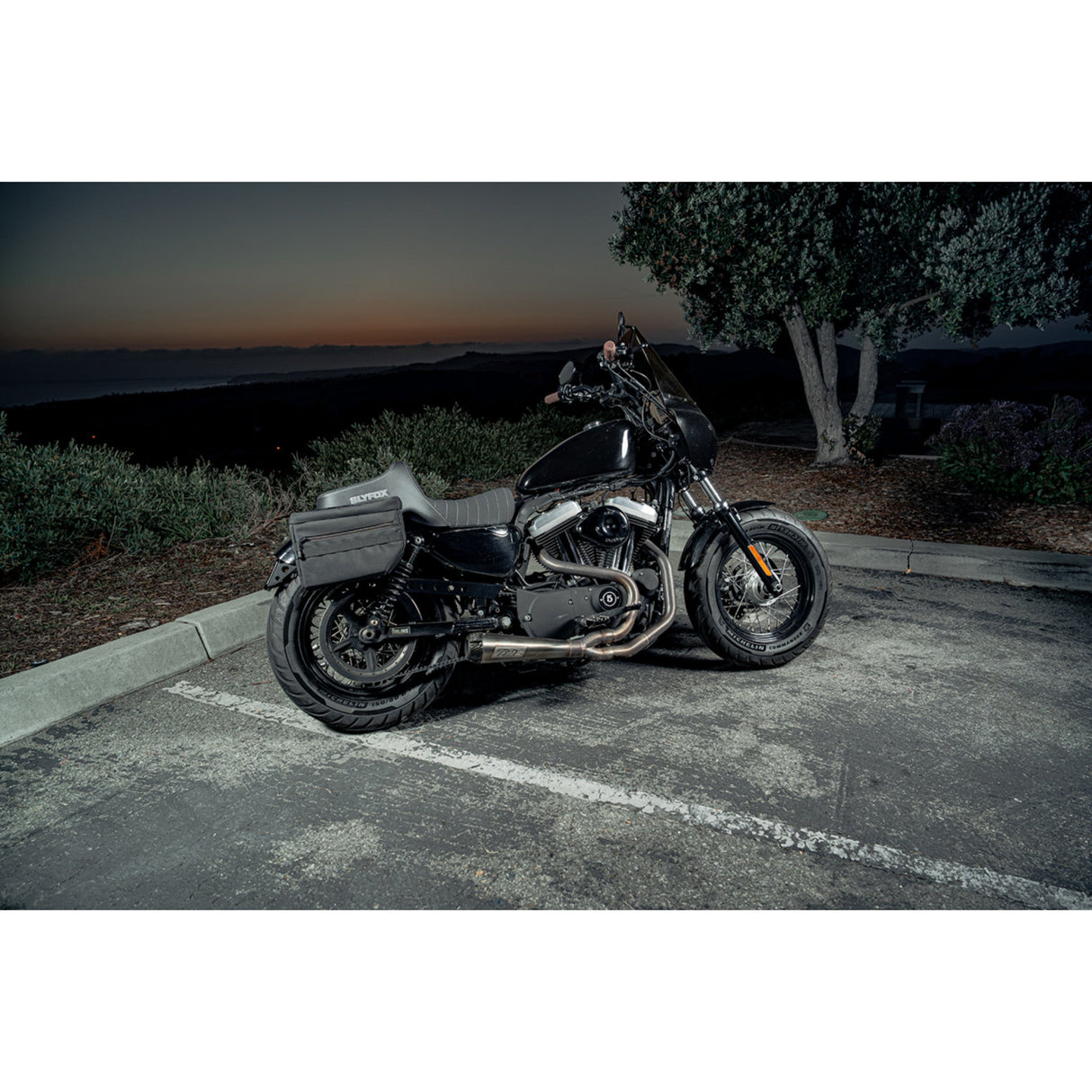 Slyfox Highnoon Seat - 4709B-SlyFox For Harley Sportster 2004-2022