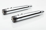 Cobra 4.5" Groove TIP Slip-ON Chrome - 6291 For Harley Touring 2017-2026