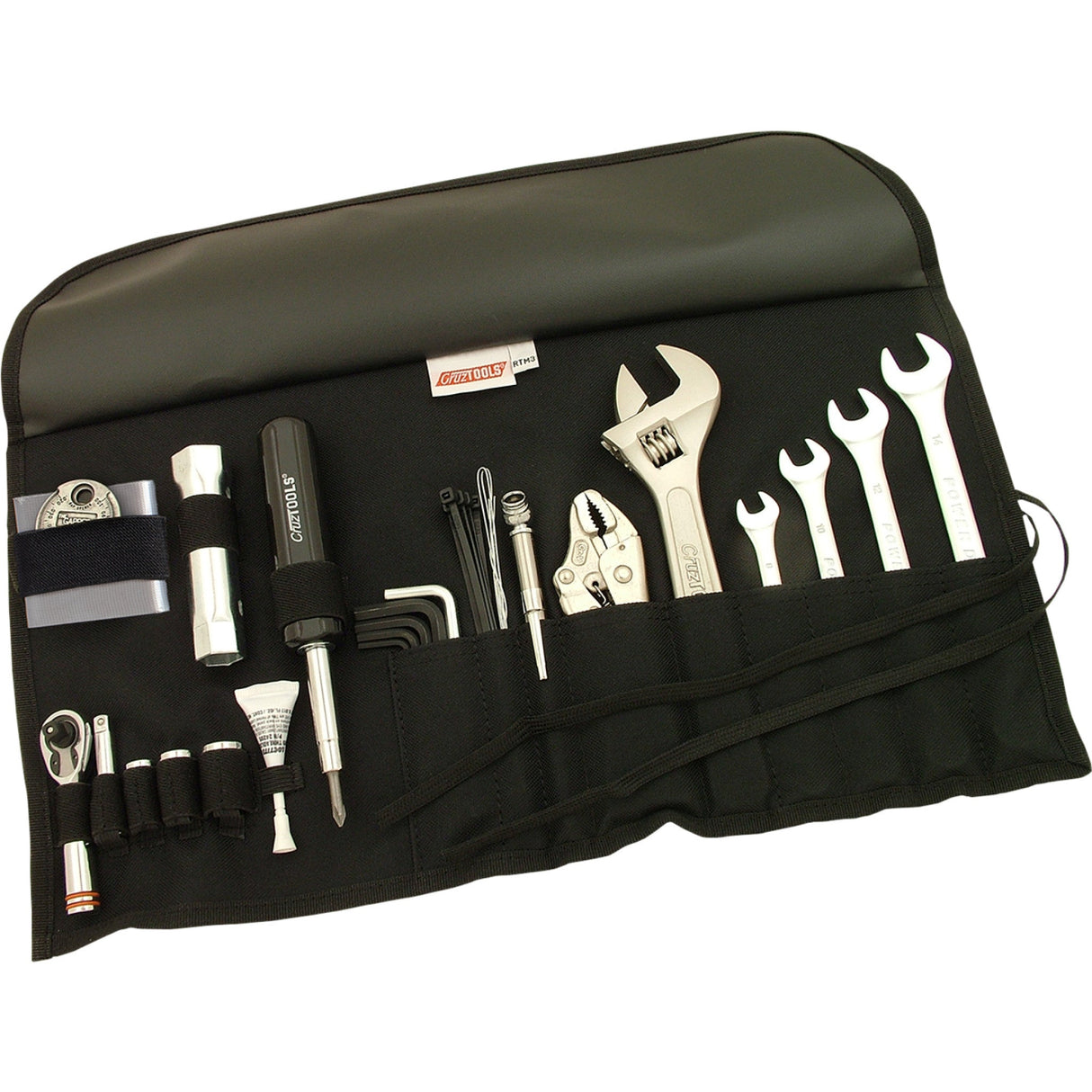 CRUZTOOLS 3812-0018 RTM3 RoadTech™ M3 Tool Kit for Japanese Metric Motorcycle - ATV/UTV Tool Kit - Roll-Up - Japanese Metric Motorcycle/ATV/UTV