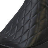 LePera Cherokee Seat Diamond Black - LYX-020DM For Harley Softail 2018-2023