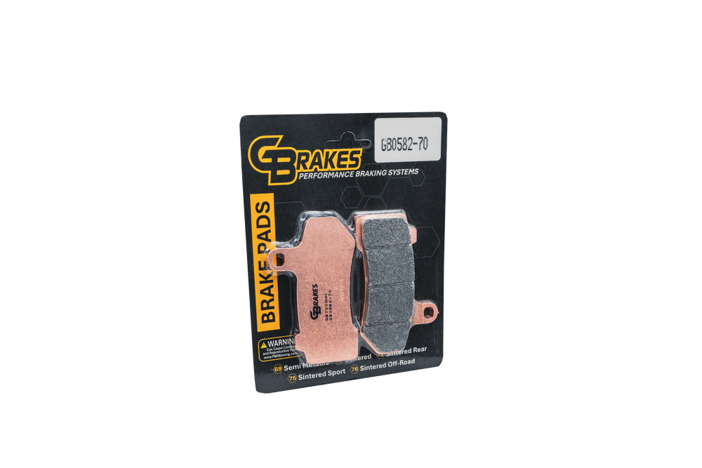 Gbrakes Brake Pads HH Sintered Front Rear - GB0582-70 For Harley Motorcycles 2006-2019