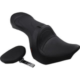 Z1R 0810-1720 Low-Profile Touring Seat With EZ Glide II™ Backrest Option Double Bucket Seat - Backrest - Mild - Raider