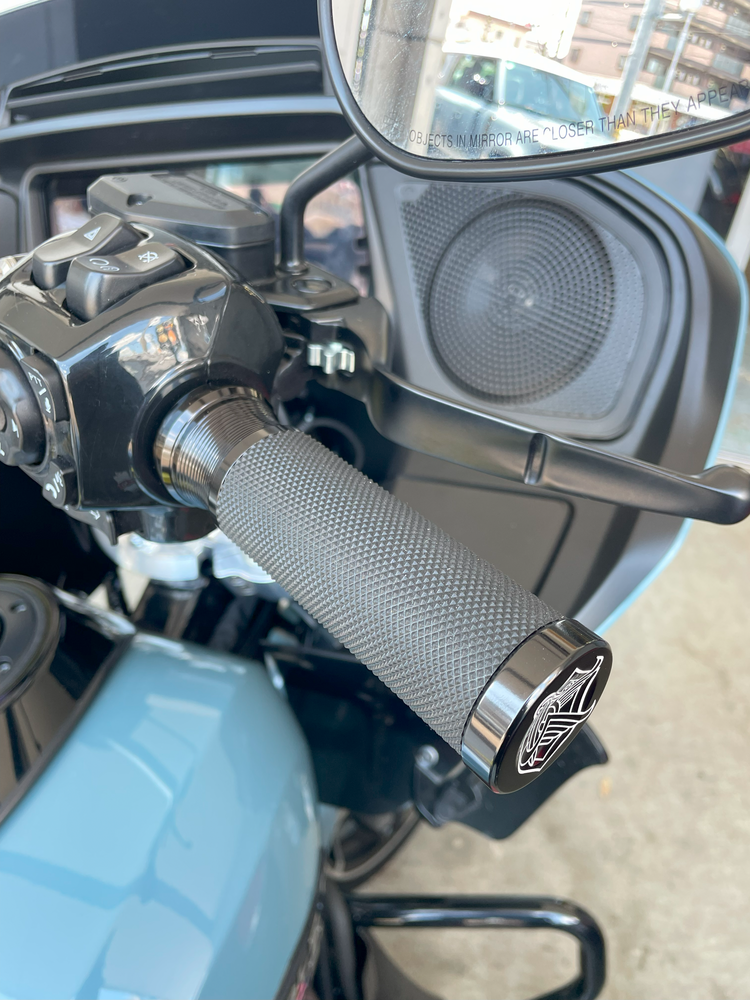 Kens Factory NL Grips Fine Knurl Flhxs Fltrxs ` - KFG-05 For Harley Touring 2023-2026