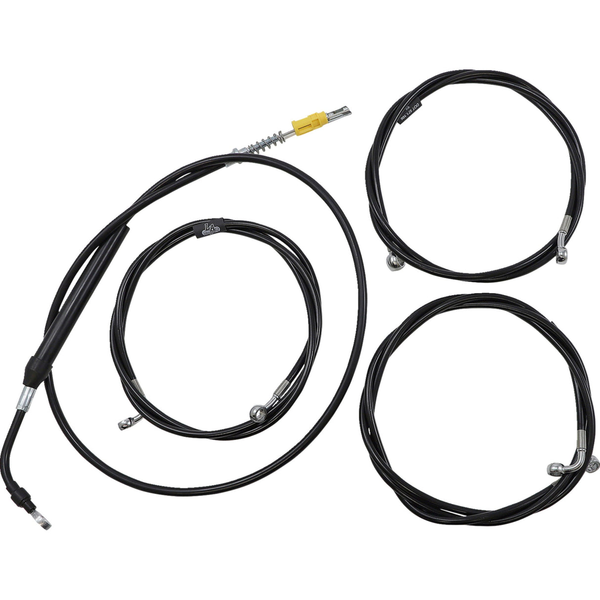 La Choppers Standard Cable Kit - LA-8058KT-19B For Harley Touring 2021-2022