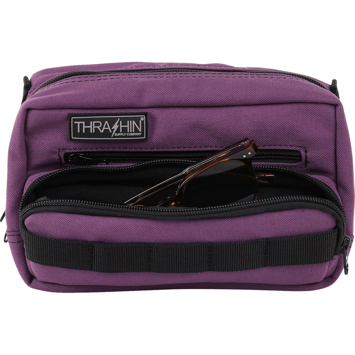 THRASHIN SUPPLY CO. 3510-0206 THB-0027 Handlebar Bag Plus - Purple