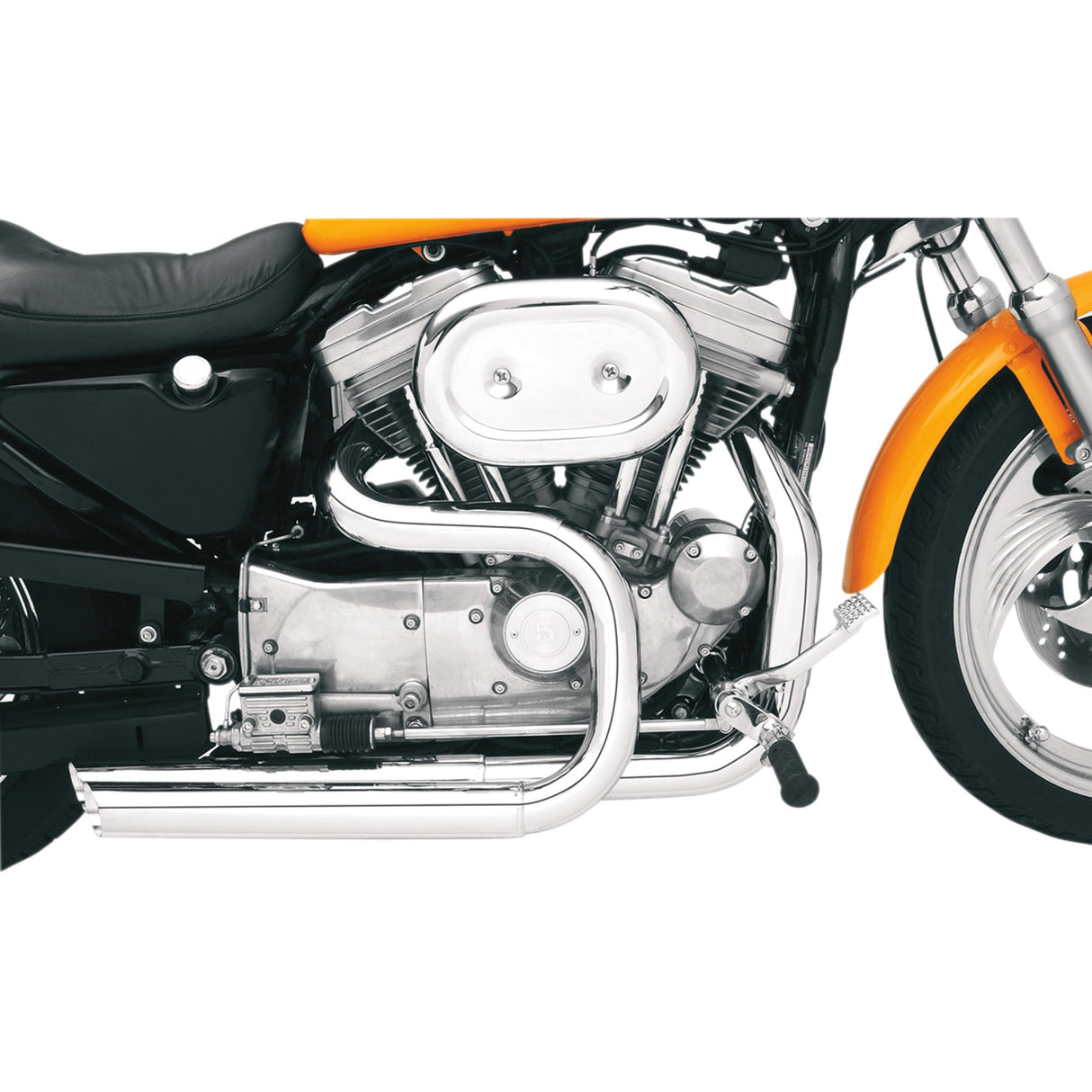 BASSANI XHAUST 1861-0394 HS-XL-3215F Pro-Street Systems Chrome Heat Shield