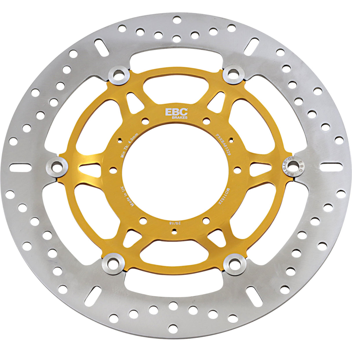 EBC 1710-0779 MD1152X MD Series Pro-Lite Contour X Brake Rotor Brake Rotor - Honda