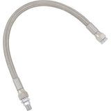 DRAG SPECIALTIES 0711-0048 Universal Stainless Steel Braided Oil Line Universal Oil Line - Stainless Steel - 13"