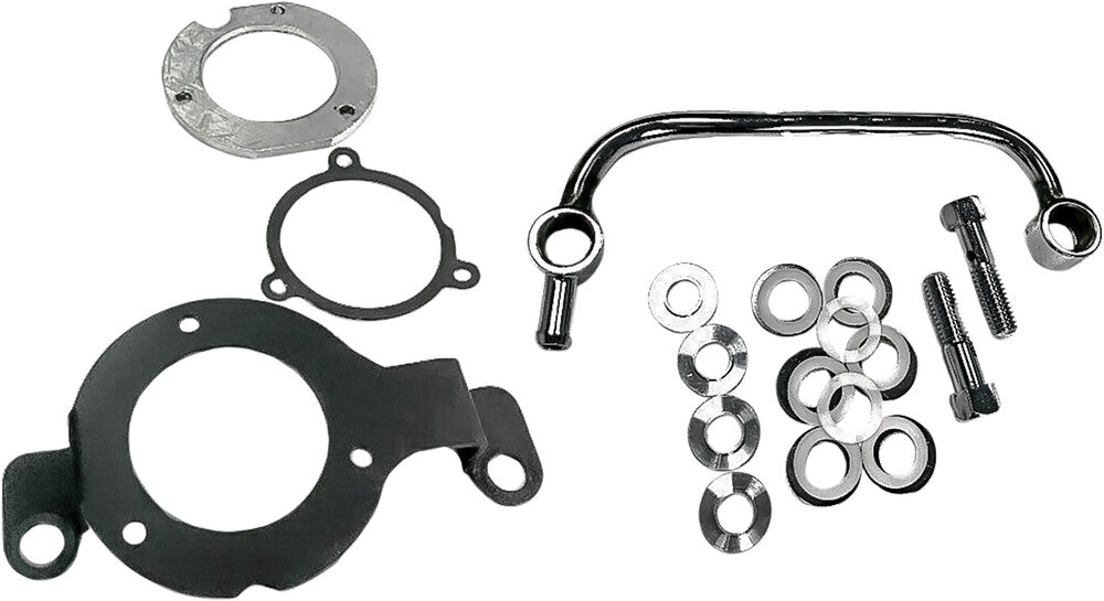 Harddrive 820-50574 120425 COMPLETE MNT KIT BREATHER TUBE BLACK M8 (EX 23 CVO)