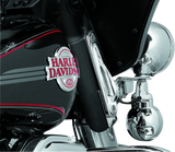 Kuryakyn 928 Custom Teardrop Tie-down Brackets 83-13 Touring Chrome