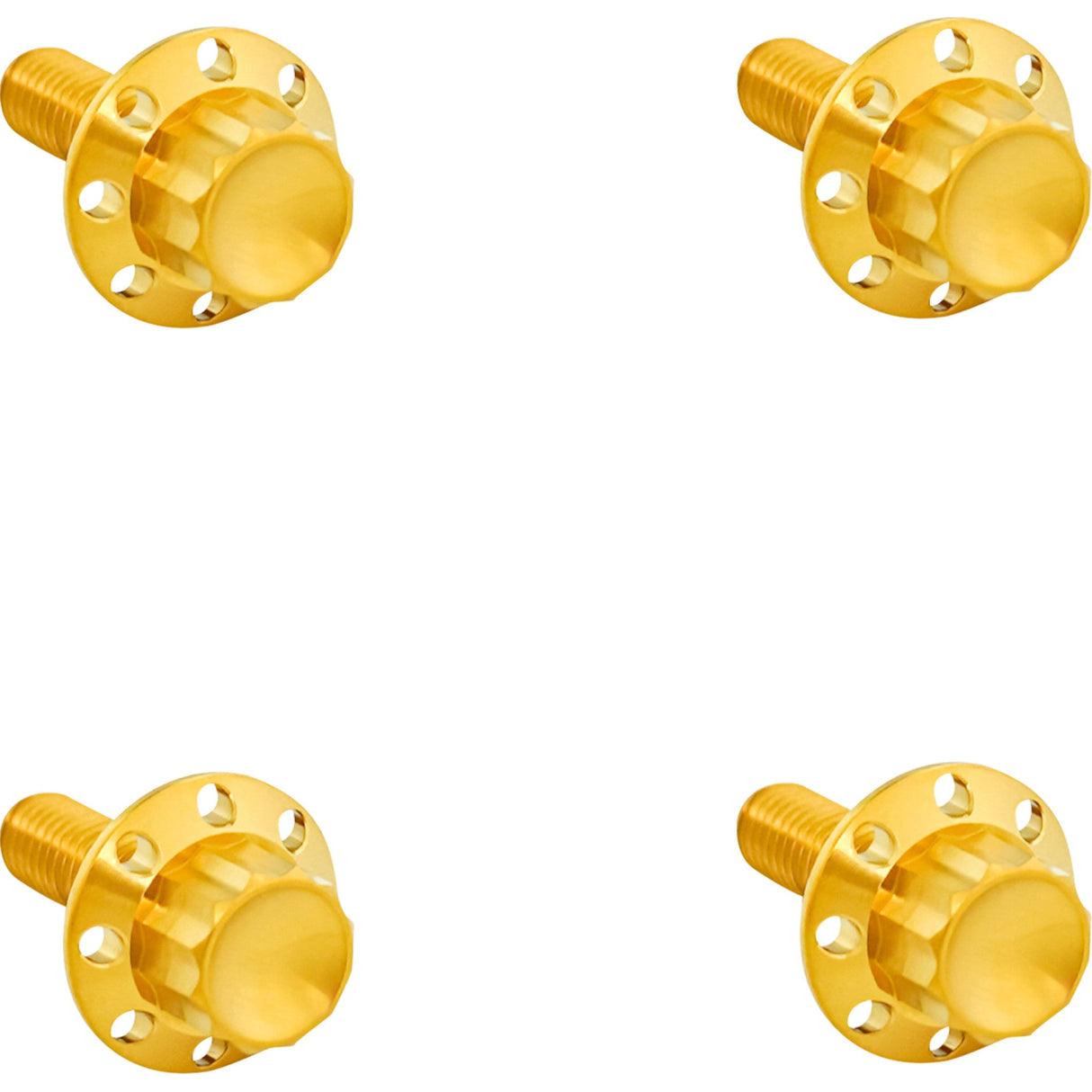 ARLEN NESS 2401-1786 300-817 Titanium 12-Point Windshield Bolts Bolt Kit - Windshield - Titanium - 12-Point - Gold