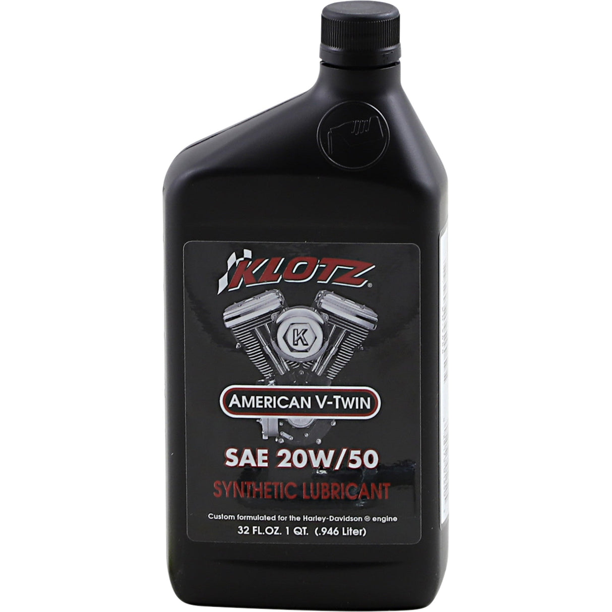 KLOTZ OIL KH-2050 KH-2050 American V-Twin Synthetic Engine Oil V-Twin Synthetic Engine Oil - 20W-50 - 1 U.S. quart