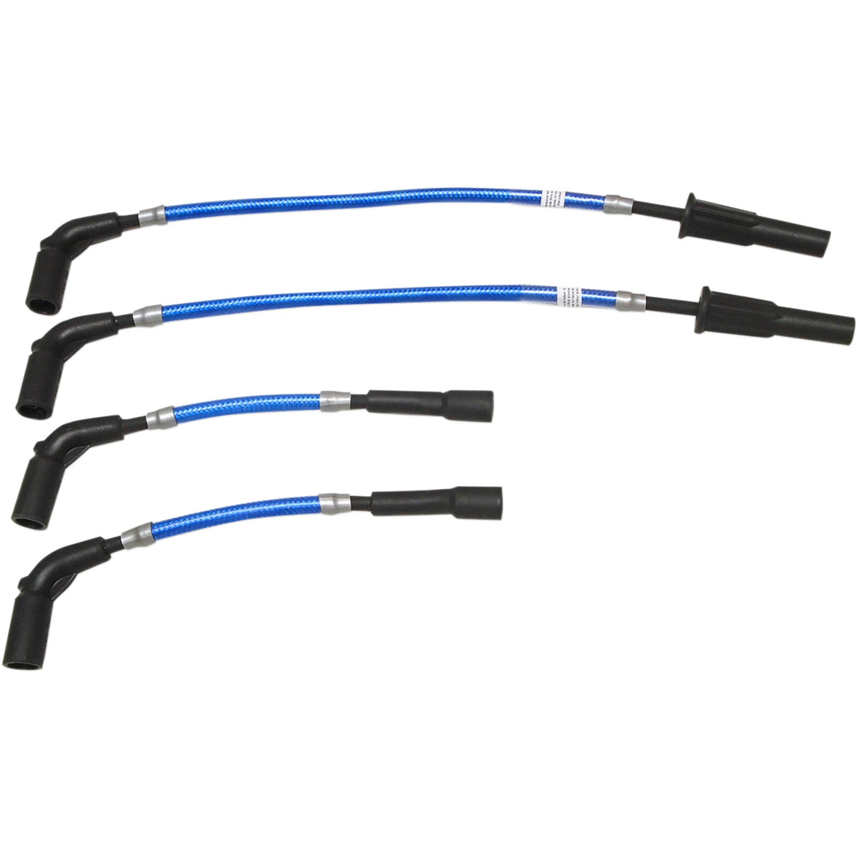 MAGNUM SHIELDING 2104-0343 3047B Braided Spark Plug Wire - Spark Plug Wire Set - Blue - Softail