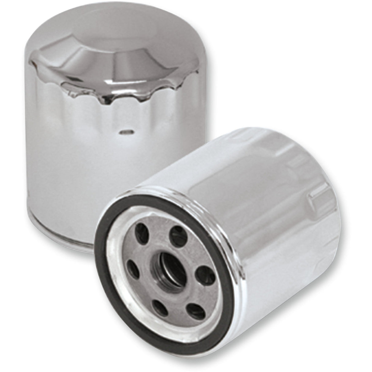 S&S Cycle Oil Filter Chrome - 31-4102A For Harley Motorcycles 1983-2022